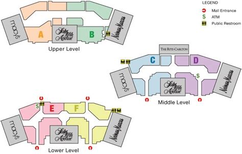 tysons galleria restaurants map